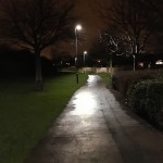 footpath at night